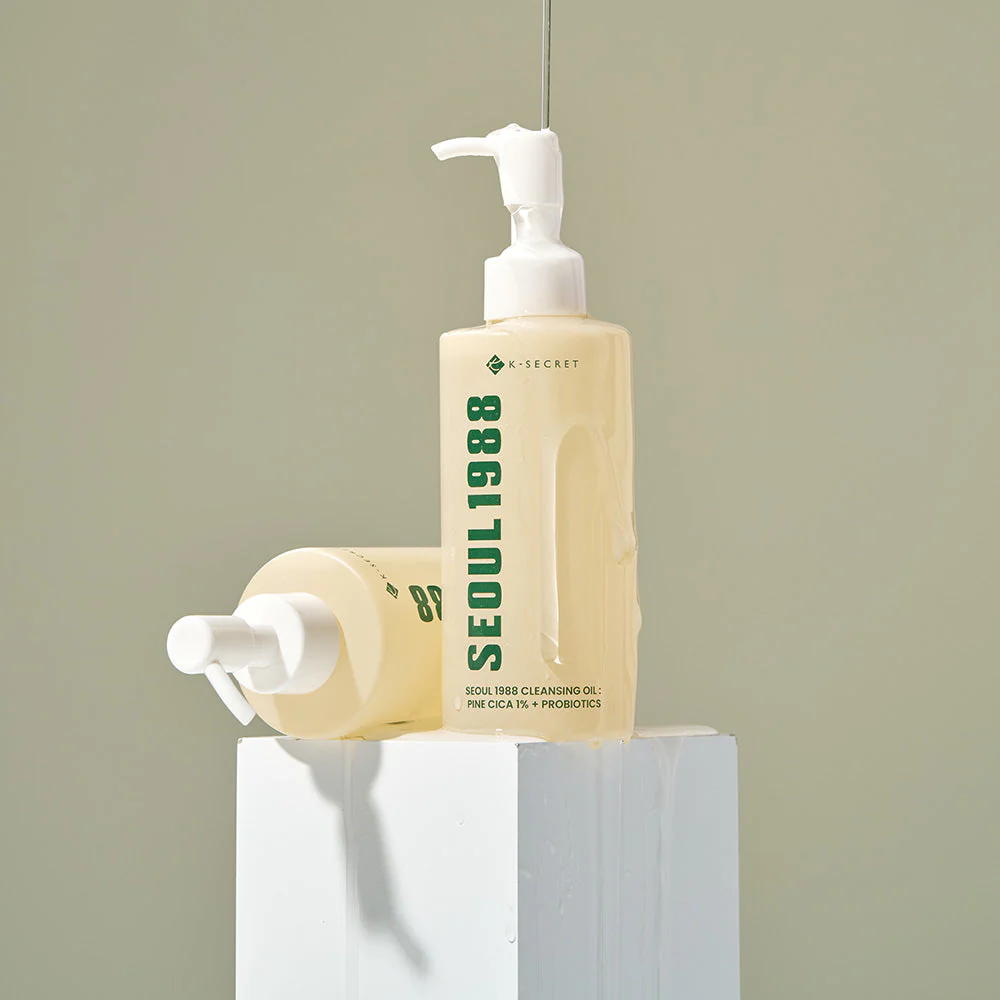 Seoul 1988 Cleansing Oil: Pine Cica 1% + Probiotics  200ml - image 4
