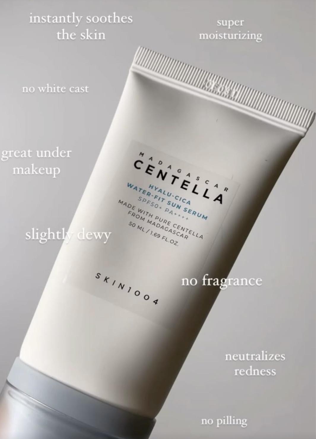 Madagascar Centella Hyalu-Cica Water-Fit Sun Serum Mini 15ml - image 3