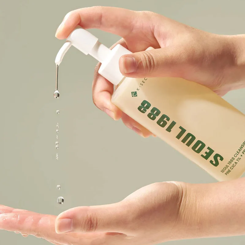 Seoul 1988 Cleansing Oil: Pine Cica 1% + Probiotics  200ml - image 3